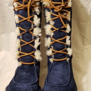 UGG Uptown OG Sapphire/White Fleece